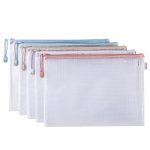 Deli [Super Hot Selling] 5 A4 Metal Double Strong Clip Hard Folders Office Supplies Large Capacity Test Paper Storage File Folder Poetry Recitation Signing Plywood 33296 Blue - Image 3