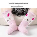 9i9 baby socks spring and autumn mid-tube socks non-slip newborn children's floor socks loose mouth not tight 3 pairs 0-2 years old A371 - Image 8
