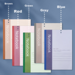 Zuo Lanzhe 10-pack A5 soft copy notebook book 64 sheets 128 pages soft copy thickened notepad simple business work book meeting record book diary stationery customization - Image 5