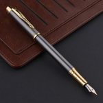 HERO fountain pen/signature pen 7006 student office calligraphy fountain pen business gift F tip gray