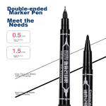 Dongmi gel pen refill 0.5 press gel pen fountain pen signature pen refill CS pen tip black student college entrance examination postgraduate examination refill Dongmi 20 pieces/box DM-004 - Image 2