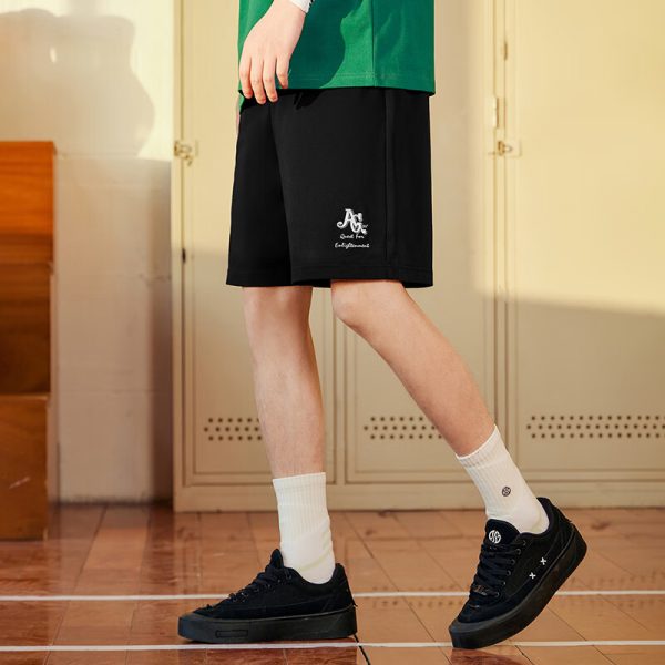 361° Swim Trunks Men's Boxer Fake Two-piece Anti-embarrassment Professional Training Large Size Loose Quick-drying Hot Spring Swim Trunks