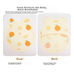 Babycare baby towel burp towel gauze shoulder bib machine washable waterproof breathable Swen bean green 57*26cm