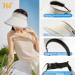 361° sun protection hat for women with open top for outdoor sports cycling fitness sports anti-ultraviolet sun hat - Image 7