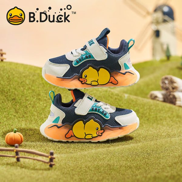B.Duck little yellow duck children's beach shoes quick-drying swimming shoes boys and girls swimming pool non-slip and anti-puncture river trekking shoes