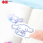 Deli A5 sheepskin leather notebook fashion print series 120 sheets BP103 (sky blue) - Image 5