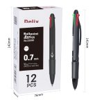 Deli 0.5mm bullet colored push gel pen 12 pieces (cherry pink) SA500 - Image 7