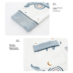 8H lumbar memory foam ergonomic lumbar cushion office pillow seat back cushion lumbar cushion light gray K5 - Image 10