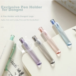 Deli press gel pen signature pen 0.5mm bullet frosted rod student office press pen water pen black 12 pieces/box S10 - Image 6