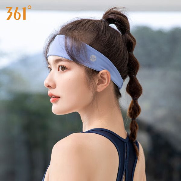 361° Yoga Headband Women's Running Sports Sweat Absorbent Antiperspirant Belt Anti-Sweat Fitness Headband Headband Hair Sweat Guide Belt