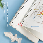 Deli eye protection loose-leaf book B5/50 sheets detachable horizontal line loose-leaf notebook college students postgraduate entrance examination thickened coil book notepad large capacity wrong question book PHB550 - Image 6