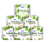 ABC [Brand direct supply, safe quality] Day and night sanitary napkin combination menstrual napkin set Australian tea tree essence instant refreshing cotton soft 6 packs 65 pieces - Image 6