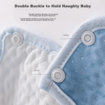 9i9 baby bib waterproof pure cotton surface baby bib newborn can rotate 3 random colors 439 - Image 4