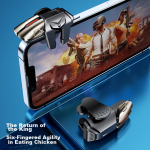 CangHua Chicken Eating Artifact Mobile Game Keyboard Automatic Four-finger Shooting Gun Pressure Auxiliary Key Mouse Feel Game Controller Peace Elite Peripheral Android Apple Universal - Image 3