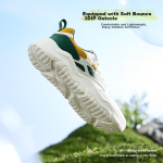 361° sports women's shoes spring and summer breathable couple thick bottom heightening small white casual shoes for women 682116601F-7 - Image 3