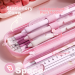 A ruler set surveying and mapping set stationery high value Sanrio multi-function drawing 15cm transparent ruler primary school students thickened not easy to break big ear dog 2676 - Image 5