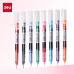 Deli oil-based marker pen quick-drying and not easy to fade logistics home express signature office marker pen student stationery 10 pieces/box S557 white - Image 10