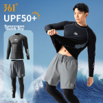 361° Children's Swimsuit Long Sleeve One-Piece Baby Children's Hot Spring Swimsuit Girls Swimming Wetsuit