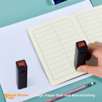 Juvenile companion folder 10 pieces A4 transparent pull rod folder folder pull rod clip water drop clip data book resume prenatal examination report storage clip paper test paper clip matcha milk green 10 pieces - Image 7