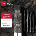 Deli classic office gel pen fountain pen signature pen office supplies 0.5mm bullet 16 black 3 red 1 blue 33320