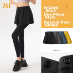 361° yoga pants cover skirt to prevent exposure one-piece outer wear sports hip-covering skirt short skirt yoga skirt cover running cover skirt - Image 5