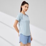 361° short-sleeved T-shirt women's spring and summer quick-drying clothes running fitness loose round neck sports casual wear 662524109-7