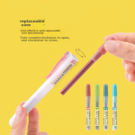 Deli classic color triangle rod 2B pencil with eraser head student exam sketch drawing pencil 50 pieces/barrel 33596 Children's Day gift for girls - Image 5