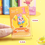 Yuhe Reward Points Card Primary School Student Cartoon Creative Praise Card Children's Paper Thickened Learning Incentive Points Card 4 Types 200 Sheets 6193 - Image 8
