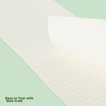 SIMAA single-line letter paper draft paper 16k/90 sheets thickened notebook homework book party application letter paper college student Chinese homework paper 8514 - Image 5