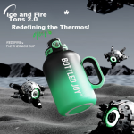 BOTTLED JOY thermos cup large capacity 316 stainless steel water cup ice fire ton bucket ice cup student portable ton cup - Image 4