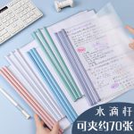 Deli (deli) new push straight liquid pen refill 0.5mm bullet head neutral pen ink flow smooth writing smooth black pen refill 10 / box SF10 - Image 6