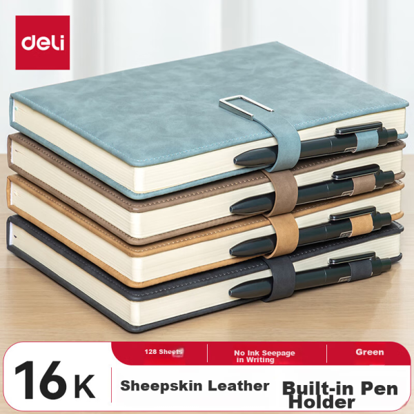 Deli (deli) uncapped neutral pen fountain pen signature pen set 0.5mm bullet office supplies signature pen fountain pen (20 pens black 20 refills mixed) 33363