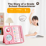 Cat Prince Cat Prince Visual Timer Learning Time Manager Children's Alarm Clock Student Special Wake-up Artifact Timer Countdown Timer Children's Gift - Image 4
