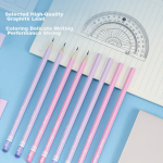 Deli Xiao Liuya co-branded fluorescent pen student stationery exam key eye-catching target pen children's marker pen office marker pen painting handbook notes 6 pieces/box SK193 - Image 3