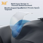 361° swimming trunks men's anti-embarrassment loose quick-drying swimming trunks large size boxer beach pants hot spring swimming equipment - Image 2
