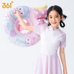 361° Children's swimming ring thickened life buoy anti-rollover girls beginner baby inflatable underarm ring - Image 4