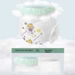 Babycare Camellia Baby Diapers Mini Pack M Size 26 Pieces (6-11kg) Flower Buds Gentle Baby Diapers Non-Wet Breathable - Image 4