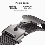 BHO for Apple Watch strap Apple Watch S10/Ultra2 new Milanese strap iwach S9/8/7/6/SE parachute snap strap - Image 6