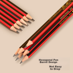 Deli refillable whiteboard pen erasable 10 pcs red office supplies S507 - Image 5