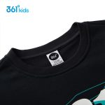 361° children's clothing for boys and girls 2024 autumn 3-12 years old all-match pullover sweatshirt black 150 - Image 8