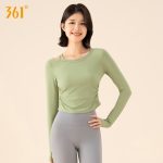 361° Yoga Clothes Women's Tops 2024 New Long Sleeve Fitness Clothes Autumn and Winter High-end Pilates Sports Tops Women - Image 9
