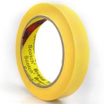 3M 2214 white masking tape high temperature resistant office home decoration daily use car spray masking seamless spray paint fixed protection 10mm*50m*0.085mm single roll - Image 8