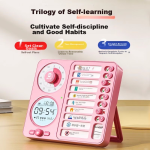 Cat Prince Cat Prince Visual Timer Learning Time Manager Children's Alarm Clock Student Special Wake-up Artifact Timer Countdown Timer Children's Gift - Image 3