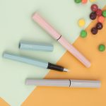 Platinum (PLATINUM) fountain pen third grade Little Meteor Light Sweet Series fountain pen PQ-200 primary school students special entry-level replaceable ink sac sesame gray - Image 10